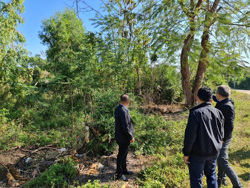 สำรวจสถานที่สำหรับก่อสร้างสำนักงานอัยการจังหวัดพะเยา
