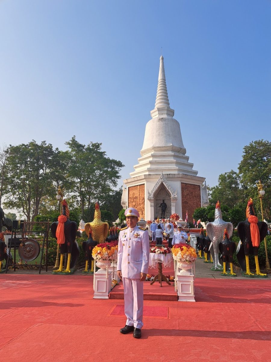 ร่วมพิธีวันคล้ายวันสวรรคตสมเด็จพระนเรศวรมหาราช ประจำปี ๒๕๖๖